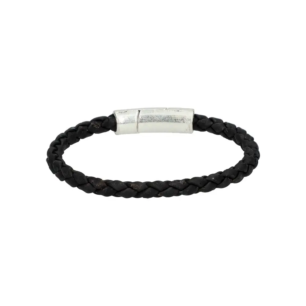 Bracelet en liège - "Tresse Black"